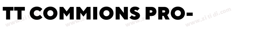TT COMMIONS PRO字体转换